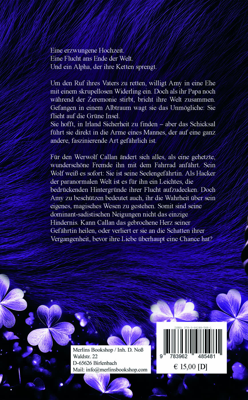 Ein Werwolf zum Abendessen – Rückseite